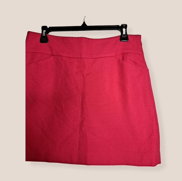NOWT Loft taylor pink mini skirt  size 6 - Picture 3 of 6